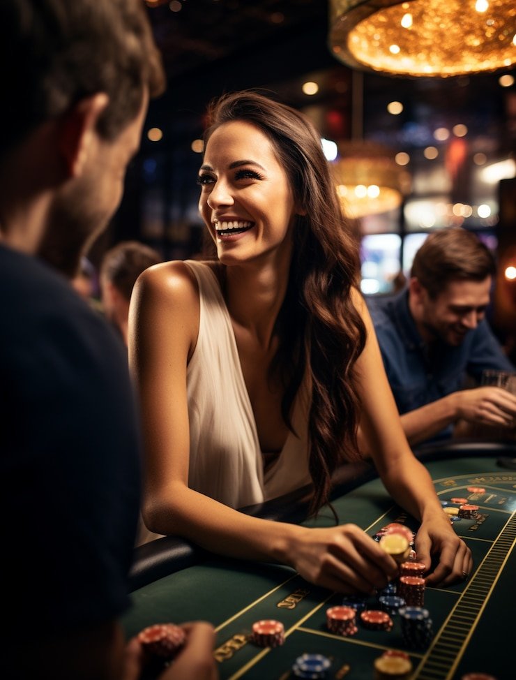 Live blackjack table broadcast from idaman studio